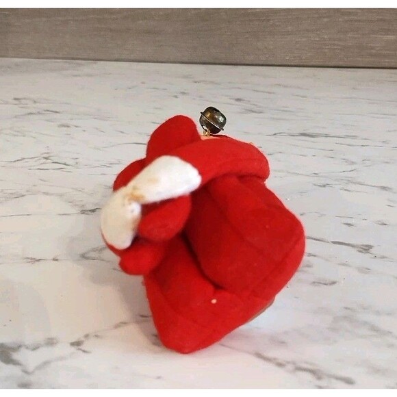 Vintage Elf Knee Hugger Pixie Figure Sakai & Co Ltd Japan Red Green 4" - Picture 8 of 8